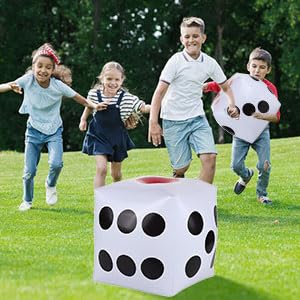 Warmtree 13'' Jumbo Inflatable Dice, Pack Of 2