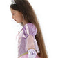 Lingway Toys Luxury Girls Princess Dress Up Costumes,Rapunzel Cosplay Dress With Accessories Style A 3-4Years