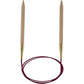 KNITPRO 100 cm x 4.5 mm Basix Fixed Circular Needles, Birch