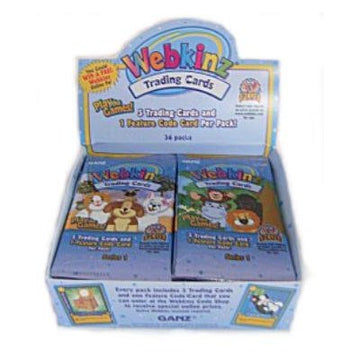 Webkinz Trading Card Game TCG Booster Box - 36 Packs, Paper, 24.32 Cubic Inches, Model WE000002