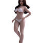 1/12 Scale Action Figure,6 inch Female Super-Flexible Slightly Fat Suntan Skin Middle Bust Action Figure Doll Collection T04B