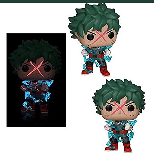 Funko My Hero Academia - Deku Full Cowl (Izuku Midoriya) Glow-In-The-Dark Pop! Vinyl Figure (Bundled With Compatible Pop Box Protector Case)