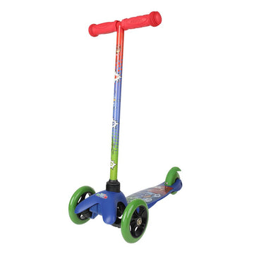 Pj Mask Self Balancing Kick Scooter With Light Up Wheels, Extra Wide Deck, 3 Wheel Platform, Foot Activated Brake, 75 Lbs Limit, Kids & Toddlers Girls Or Boys, For Ages 3 And Up