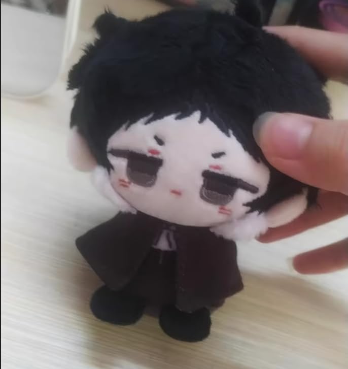KILA MILA Anime Plush Doll Dazai Osamu Nakahara Chuuya Edogawa Rampo Mini Pendant Keychain Cute Toy Kids Gift(Ryunosuke Akutagaw