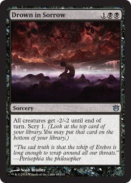 Magic The Gathering - Drown in Sorrow (65/165) - Born of The Gods