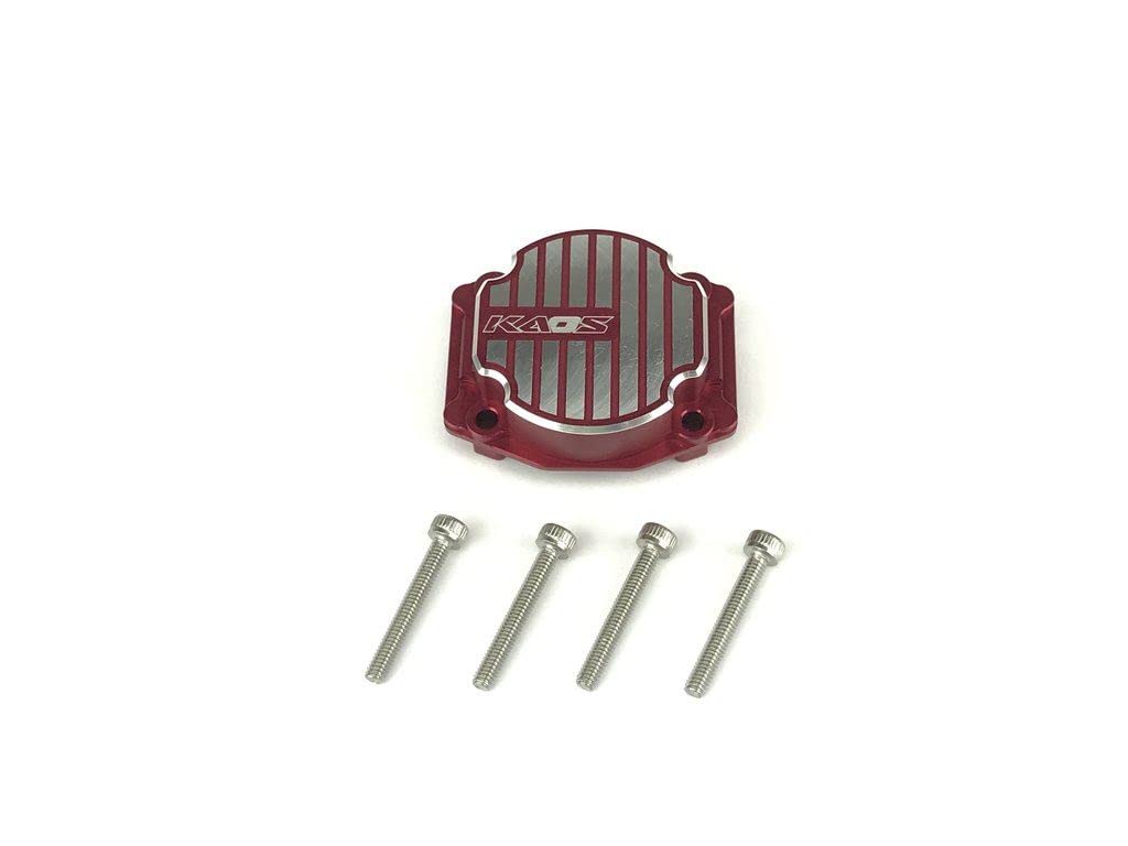 CEN Racing CKD0350 KAOS CNC Metal Differential Cover (Red Anodized) 1pc Q / MT / DL Series