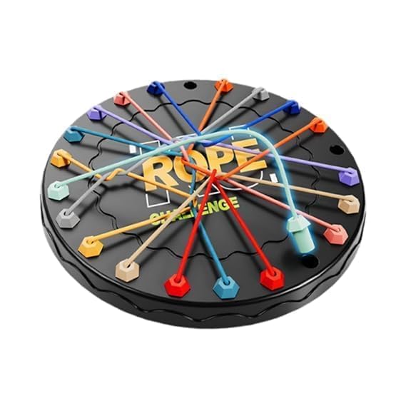 S2B BROTHERS Rope Logic Puzzle Game  Brain Teaser Toy for Kids & Adults | Untangling Strategy Board Game for Travel, Family & P