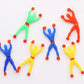 Kids Sticky Throw Climbing Toys | Fun Wall Crawling Stretch Figures | Reusable Party Favor & Return Gift Set | Pack of 5 Mixed C