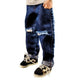 Meetoget 1/6 Scale Male Figure Doll Denim Ripped Jeans Pants Clothes For 12 Inch Action Figure Pm104Us,Ripped Blue