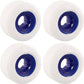 Powerflex Skateboards Gumball White/Blue Skateboard wheels  60mm 83b (Set of 4)