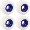 Powerflex Skateboards Gumball White/Blue Skateboard wheels  60mm 83b (Set of 4)