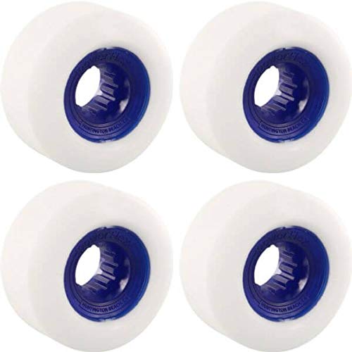 Powerflex Skateboards Gumball White/Blue Skateboard wheels  60mm 83b (Set of 4)