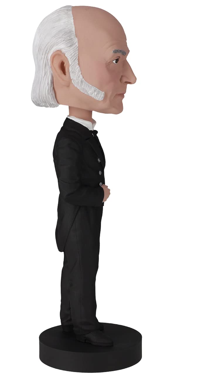 Royal Bobbles John Quincy Adams Bobblehead  enhanced Polyresin Lifelike Figure  Unique Serial Number  Exquisite Detail
