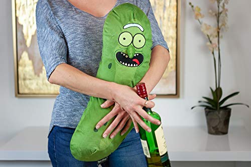 Pickle Rick Plush Toy Pillow - 20' Stuffed Scientist Collectible - Rick And Morty Fan Gift