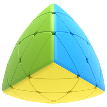 Cuberspeed Mastermorphix Stickerless 3X3 Magic Cube Mastermorphix Master Pyramorphix Puzzle