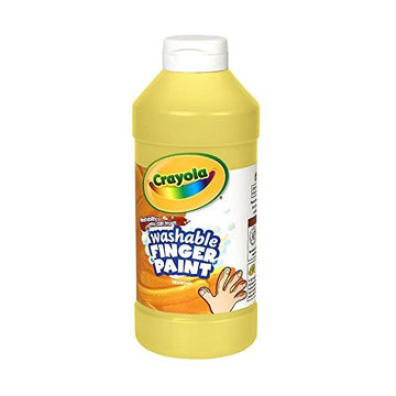 CRAYOLA LLC WASHABLE FINGERPAINT 16OZ YELLOW (Set of 6)