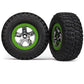 Traxxas KM2 Tires & SCT Wheels, Assm (2): FR 2WD Slash Only