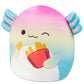 Squishmallows Original 10-Inch Aika The Rainbow Axolotl - Official Jazwares Plush - Collectible Soft & Squishy Axolotl Stuffed A