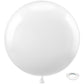 Bezente White Giant Balloons 36 Inch - 8 Pack Jumbo White Balloons Large Round White Latex Balloons For Photo Shoot Birthday Bab
