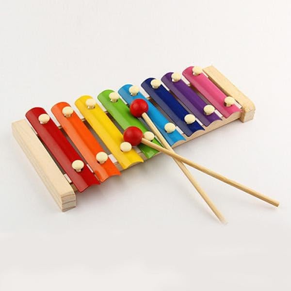 Ziskle Wooden Xylophone Musical Toy For Children (Multicolor)