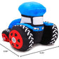 Toyland 21Cm (8 Inch) Plush Farm Tractor - Boys & Girls Bedroom Decoration (Blue)