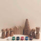 Diy Santa Family Painting Kit | Christmas Edition | Unfinished Solid Wood Figures For Waldorf & Montessori Arts & Crafts  Creat