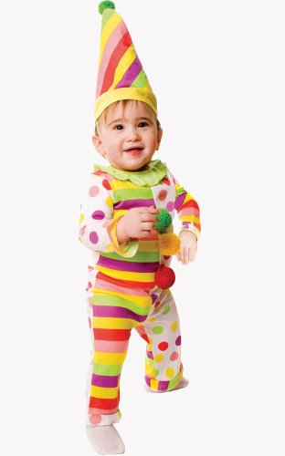 Dots N Stripes Infant Clown - Size 0-6 Months
