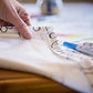 The Coloring Table - Mandala Design - Xl Rectangle Tablecloth - Fabric Coloring Tablecloth - Colorable Designs - Washable And Re