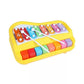 Mky 8Tone Xylophone Learning Toy: Kids Educational Knock Playing 2In1 Colorful Plastic Percussion Piano Toy