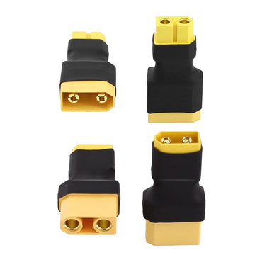 BABUVYA XT60 to XT90 Adapter,XT60 to XT90 Connector Without Wires RC LiPo Battery Connectors (XT60 to XT90 Male & Female Adapter