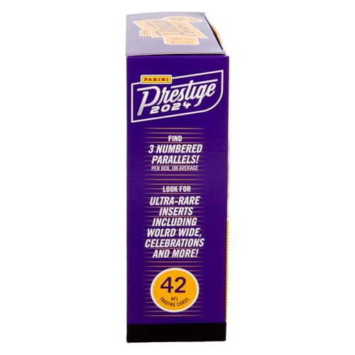 2024 Panini Prestige Football Trading Cards Mega Box