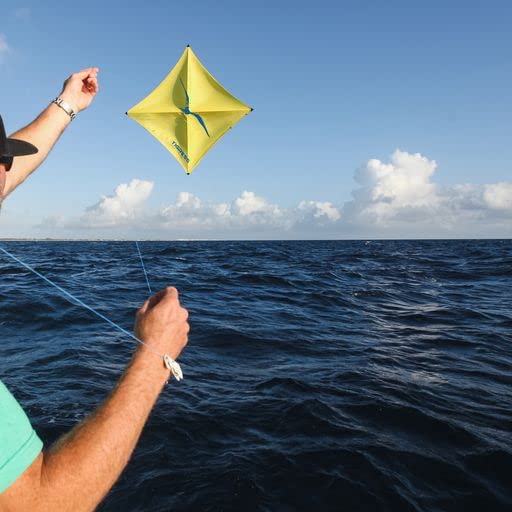 Tigress Fishing Kite, Sturdy Offshore Fishing Kite Constructed Of 100% Carbon Graphite, Includes Extra 5Th Spar, All Purpose Kit