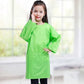 Huahui Kids Art Smock Waterproof Painting Apron for Preschool Boys Girls Eating Kindergartner, Green
