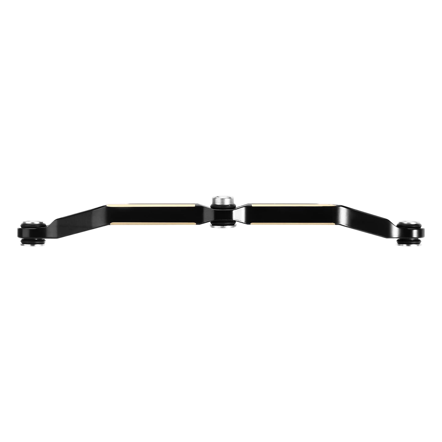 INJORA Black Brass Steering Link for TRX4M Upgrade Parts 1/18 RC Crawler Car,Full Clearance,12g