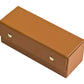 Alex Cramer Spinner Domino Set - Caramel Leather Case, 28 Double Six Dominoes, Model 444, Travel-Friendly