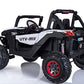 Mototec Mini Moto Utv 4X4 12V White (2.4Ghz Rc)