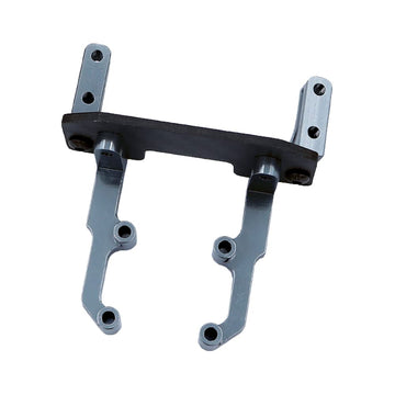 Carbon Fiber Metal Servo Mount Stand with Steering Link for 1/10 RC Crawler Car Axial SCX10 II 90046 AR44 Axle Upgrade Parts (Ti