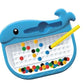 DZLING Magnetic Beads Board Game, MagPad, Educational Learning Toys for Kids, Magnetic Dot Art Game, Magnetic Drawing Board (Dol
