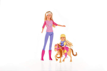 Wenko Simba 105738051 'Steffi Love - Horse Training Doll Set
