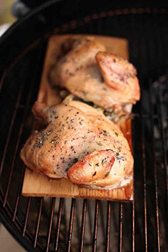 Wood Fire Grilling Co. 6 Pack Cedar Grilling Planks - 5x11 for Salmon & More, Made in the USA