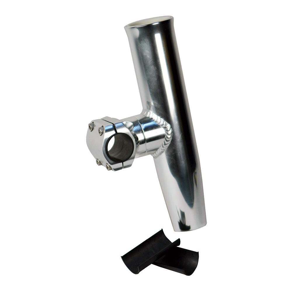 SMITH C.E. Smith Adjustable Mid Mount Rod Holder Aluminum 1-1/4 or 1-5/16 w/Sleeve & Hex Key