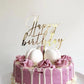 Cake Topper GoldS Birthday!