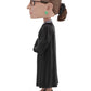 Royal Bobbles Ruth Bader Ginsburg Bobblehead - Premium Polyresin, Lifelike Detail, Unique Serial Number, Multicolor, Model 68267