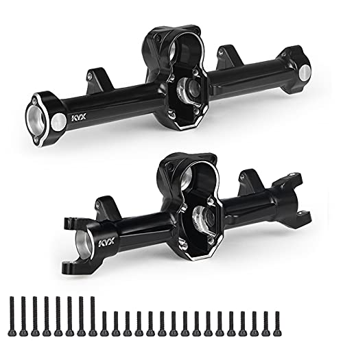 KYX Racing CNC Machined Front & Rear Axle Housing Axle Shell Axle Case Upgrades Parts Accessories for 1/24 RC Car Axial SCX24 AX