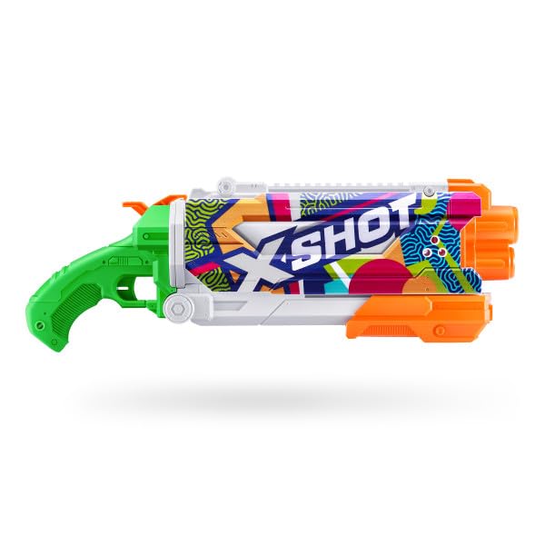 X-Shot Water Fast-Fill Skins Pump Action Water Blaster Ripple Water Camo by ZURU XShot Watergun (Fills with Water in just 1 Seco