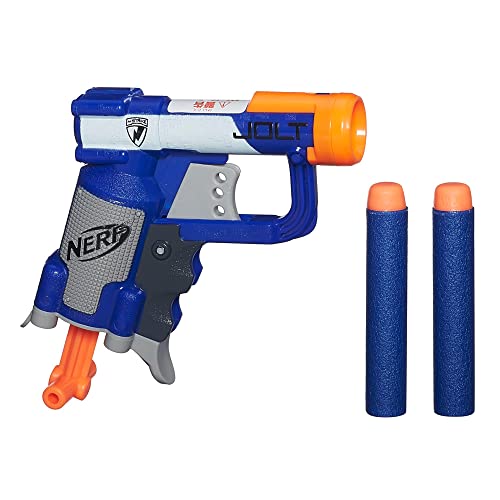 Nerf JOLT Blaster with 2 Elite Darts, Blue, Ultra-Small – Toytooth