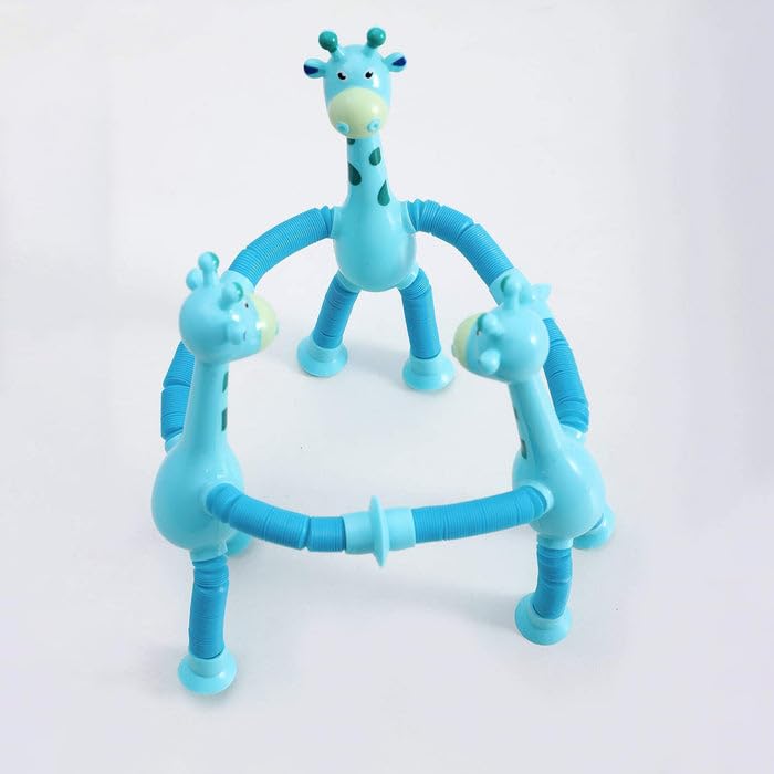 Pourrie Led Giraffe Telescopic Suction Cup Toys (1 Pc)