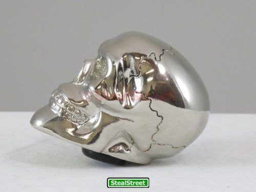 Chrome Skull Shift Knob Collectible Figurine
