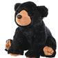 Wild Republic 12 Black Bear Plush Stuffed Animal Toy - Cuddlekins Brown/Black Gift for Kids