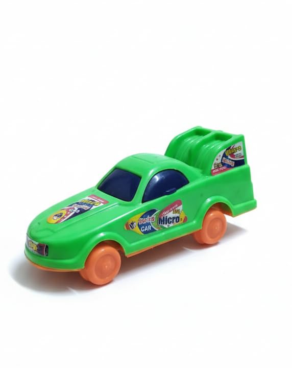 Homoze Push & Go Toy Car For Kids | Colorful Plastic Toy Vehicle For Babies & Toddlers | Smooth Rolling Wheels, Safe & Durable D